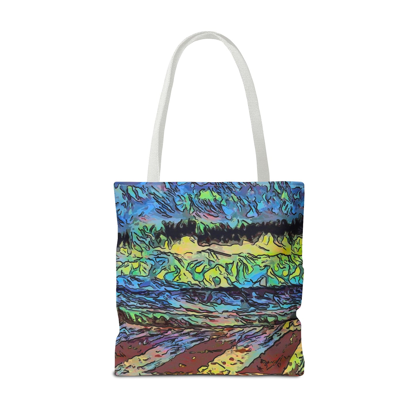 Tote Bag (AOP) ... On-The-Prairie .. "The Storm Is Brewing" ... Central Idaho: November 2023 ... Original Works ...