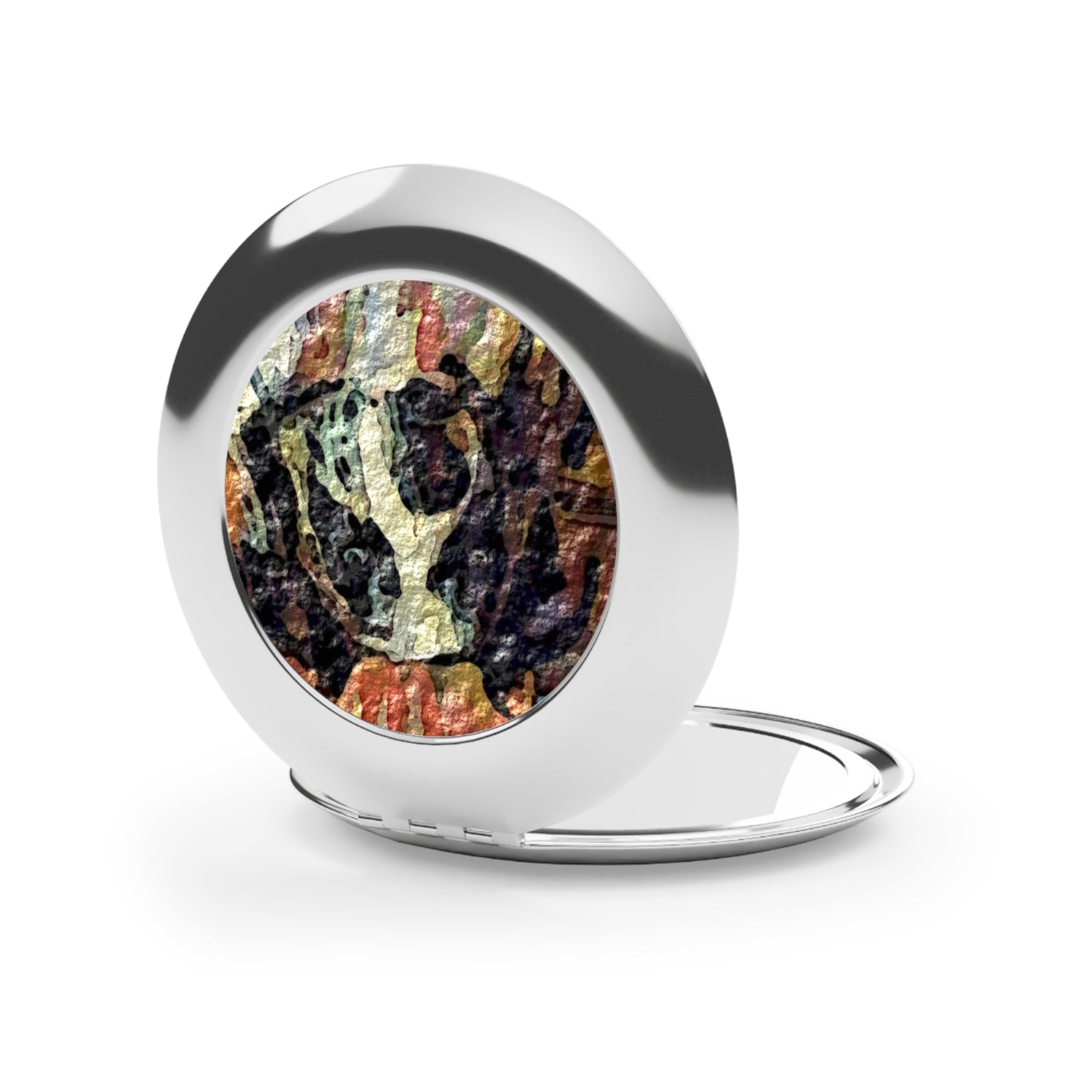 Compact Travel Mirro ... Ozzy-Hippensteel ... "Don't Cry Now ... Dry-Your-Eyes ... On-The-Wind". Original Works. May 2023.