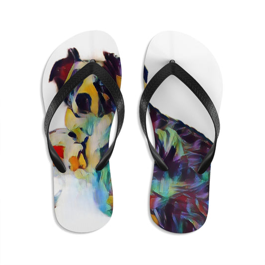 Unisex Flip-Flops ... Ozzy-Hippensteel ... "Don't Cry Now ... Dry-Your_Eyes ... On The Wind". Oriignal Works. May 2023.