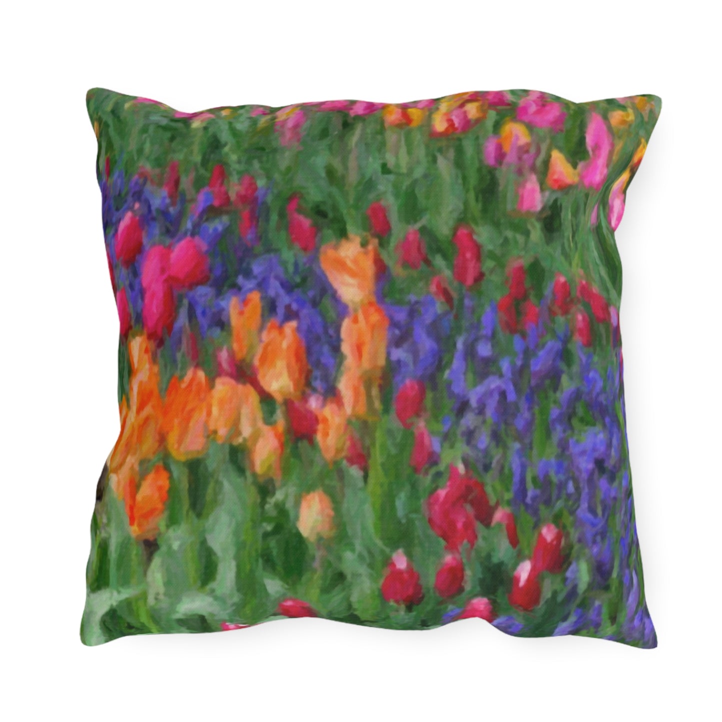 Outdoor Pillows ... Skagit Valley Tulips ... Skagit Valley, Washington ... Family Archives ... Original Works ... Circa 1980's ...