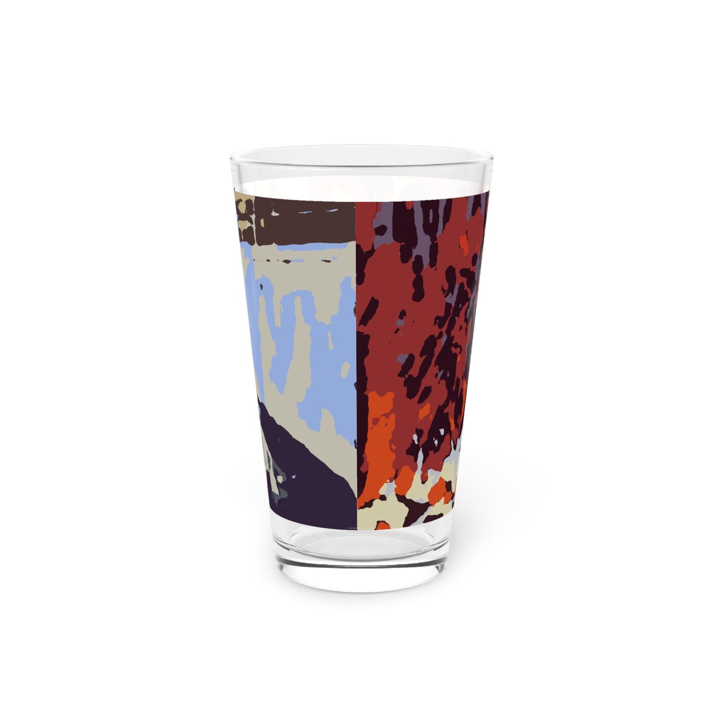 Pint Glass, 16oz ... Ozzy-Hippensteel ... "Don't Cry Now ... Dry-Your-Eyes ... On-The-Wind". Original Works. May 2023.