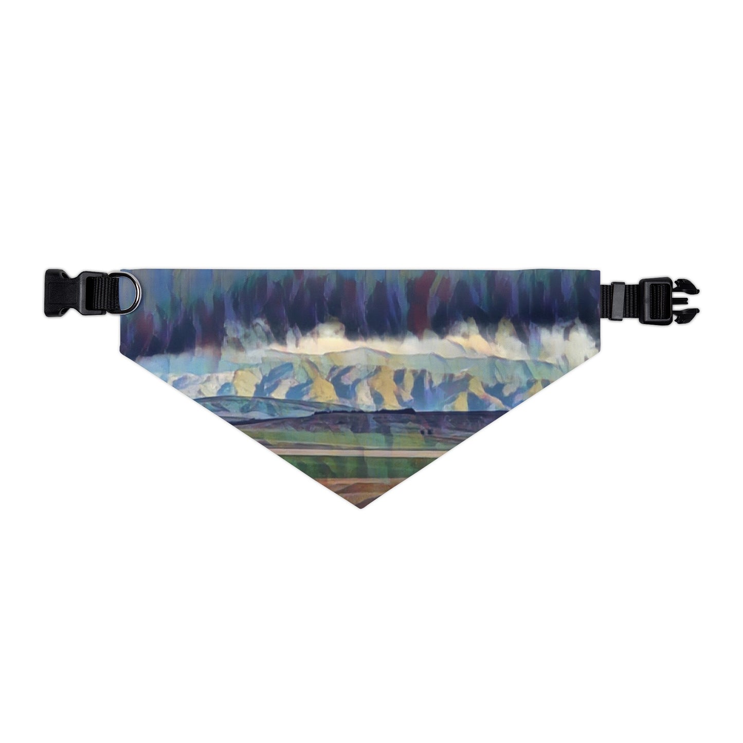 Pet Bandana Collar ... On-The-Prairie .. "The Storm Is Brewing" ... Central Idaho: November 2023 ... Original Works  ...