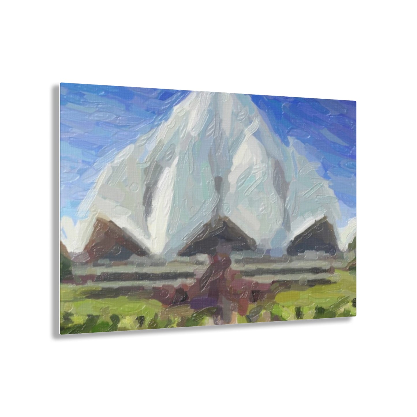 Acrylic Prints ... Bahai'i-House-Of-Worship ... "New Delhi's World-Famous Lotus Temple" ... Original Works ...  Delhi, India: Circa 2003-2007 ...