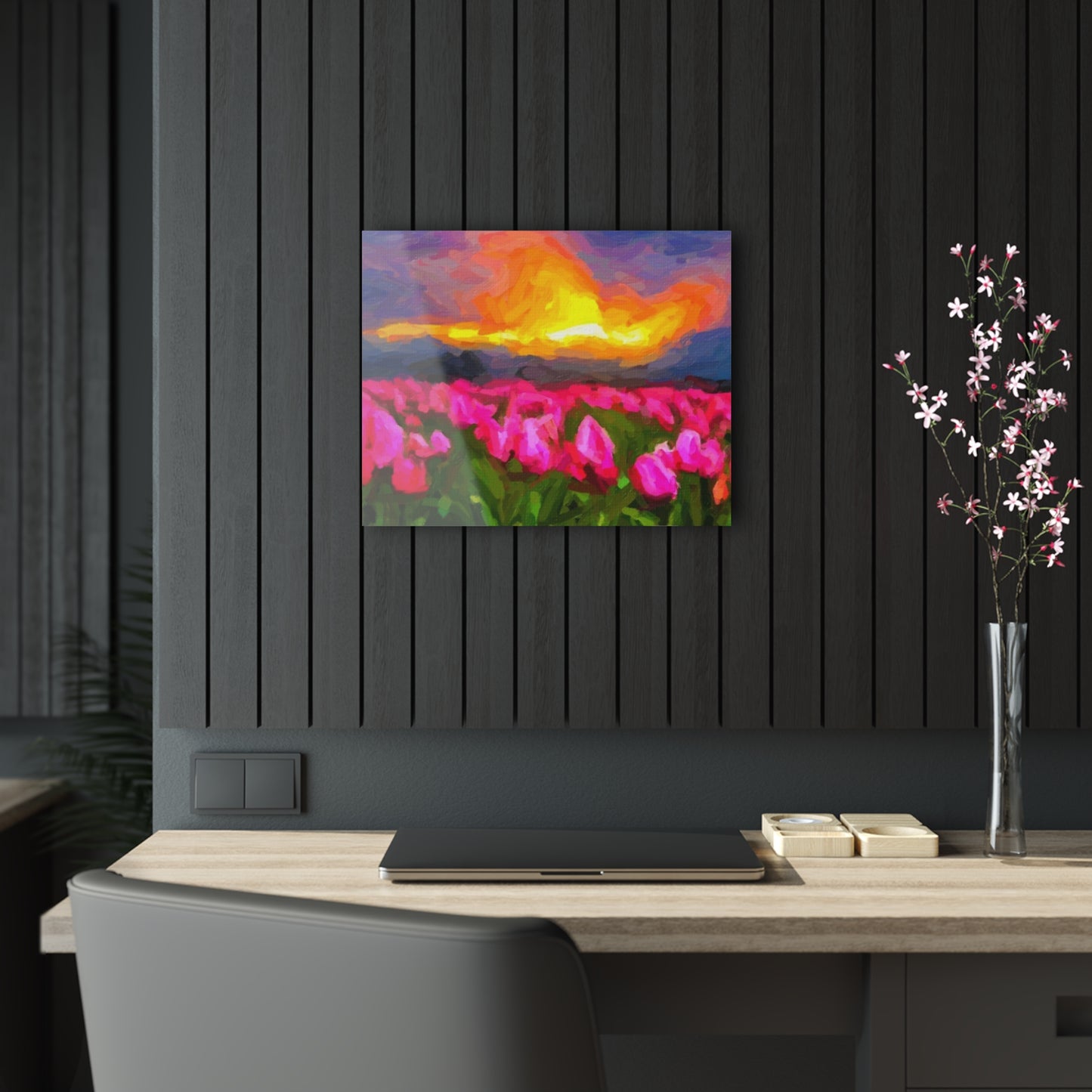 Acrylic Prints ... Skagit Valley Tulips ... Skagit Valley, Washington ... Family Archives ... Original Works ... Circa 1980's ...