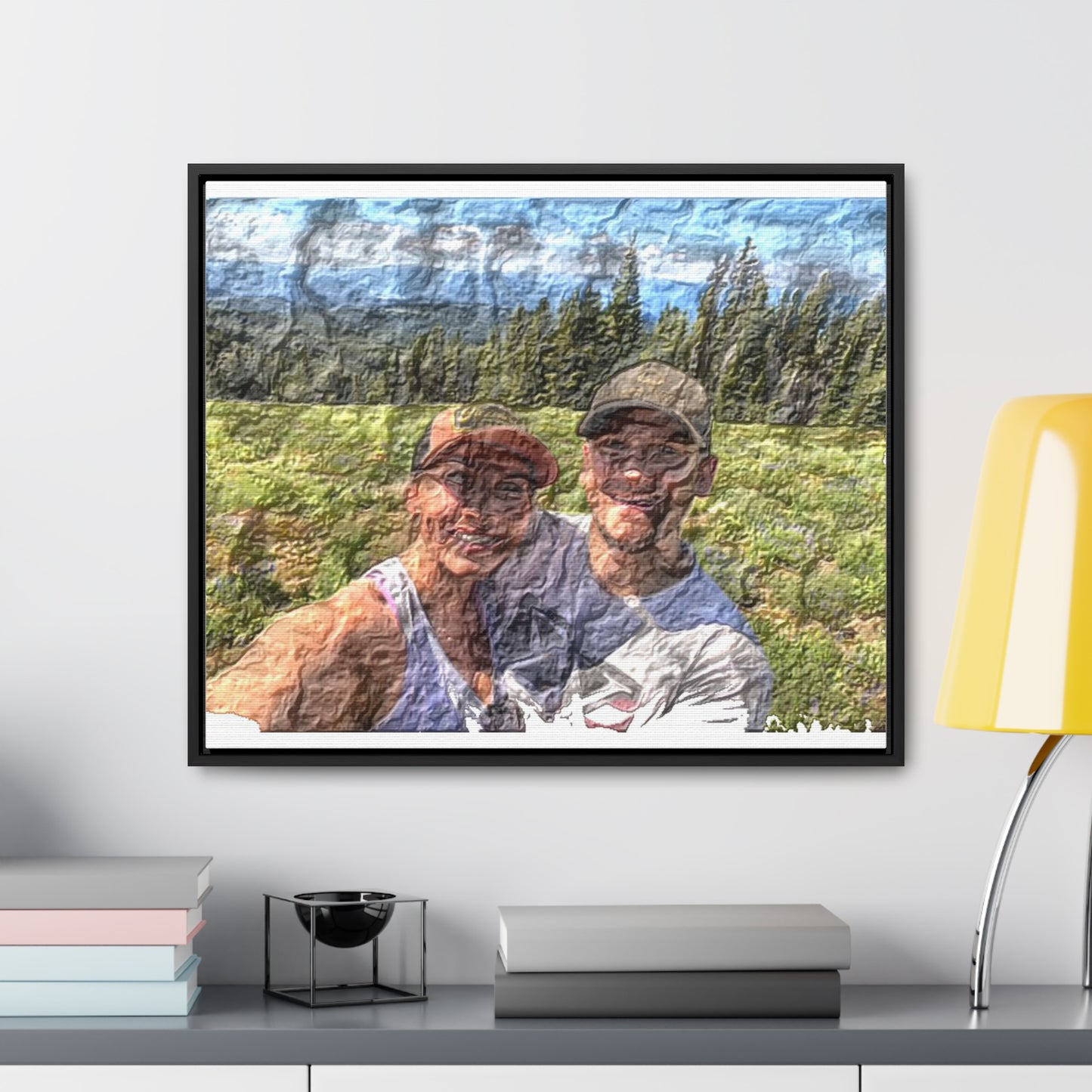 Gallery Canvas Wraps, Horizontal Frame ... "The Best Of Friends" ... Original Works ... December 2023 ... Central Idaho, USA.