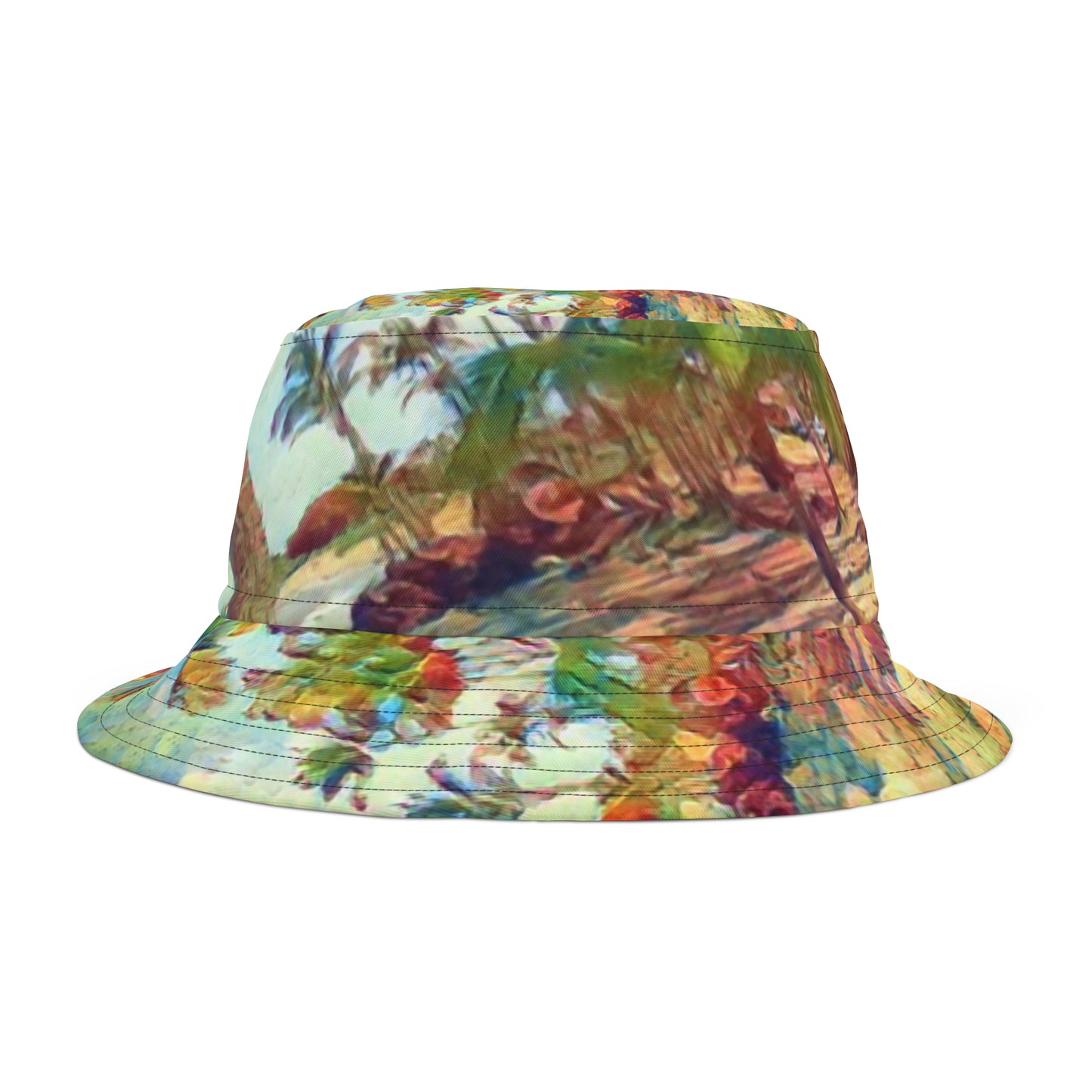 Bucket Hat (AOP) ... Blend In As Your Feet Enjoy The Sands Of ... "Walking The Beach & Pacific Oceanside Of North Kihei, Maui, Hawai'i" ... Original Works ...