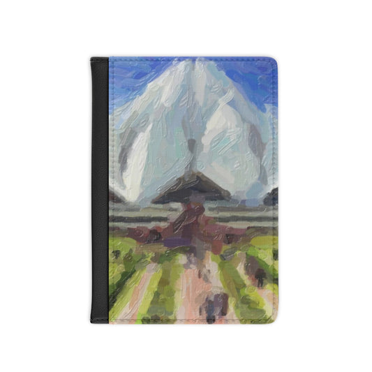 Passport Cover ... Bahai'i-House-Of-Worship ... "New Delhi's World-Famous Lotus Temple" ... Original Works ... Delhi, India: Circa 2003-2007 ...