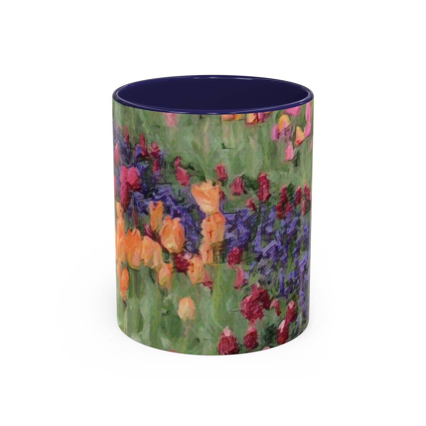 Accent Coffee Mug (11, 15oz) ... Skagit Valley Tulips ... Skagit Valley, Washington ... Family Archives ... Original Works ... Circa 1980's ...
