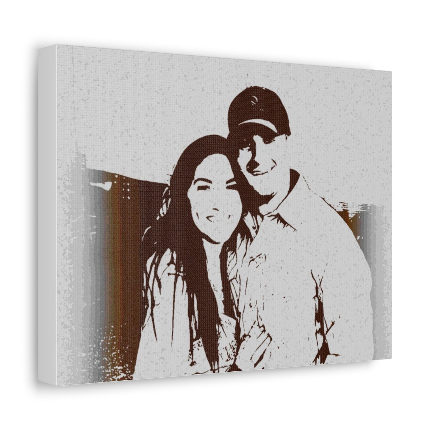 Satin Canvas, Stretched ... "The Best Of Friends" ... Original Works ... December 2023 ... Central Idaho, USA.