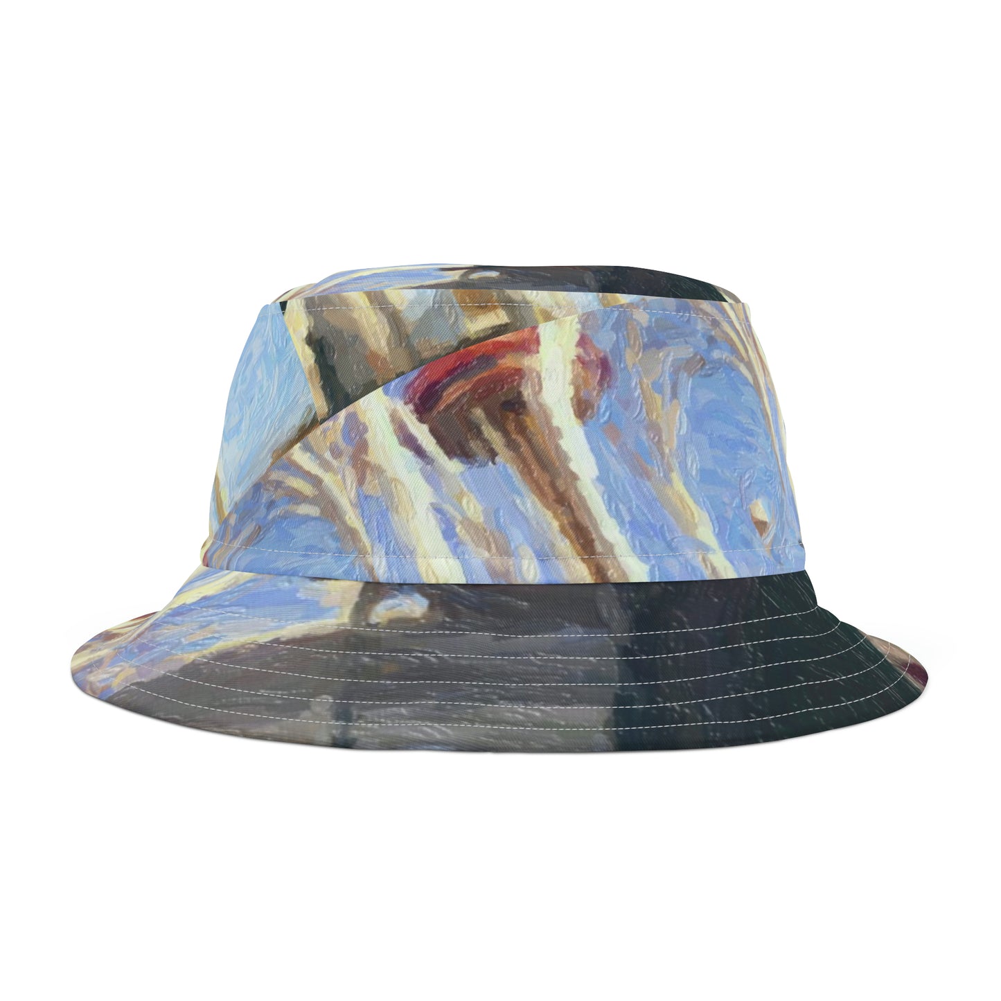 Bucket Hat (AOP) ... Century 21 ... Seattle World's Fair: 1962 ... "Space Needle & Pacific Science Center Arches ..." ... Family Archival Photo ... Original Works ...