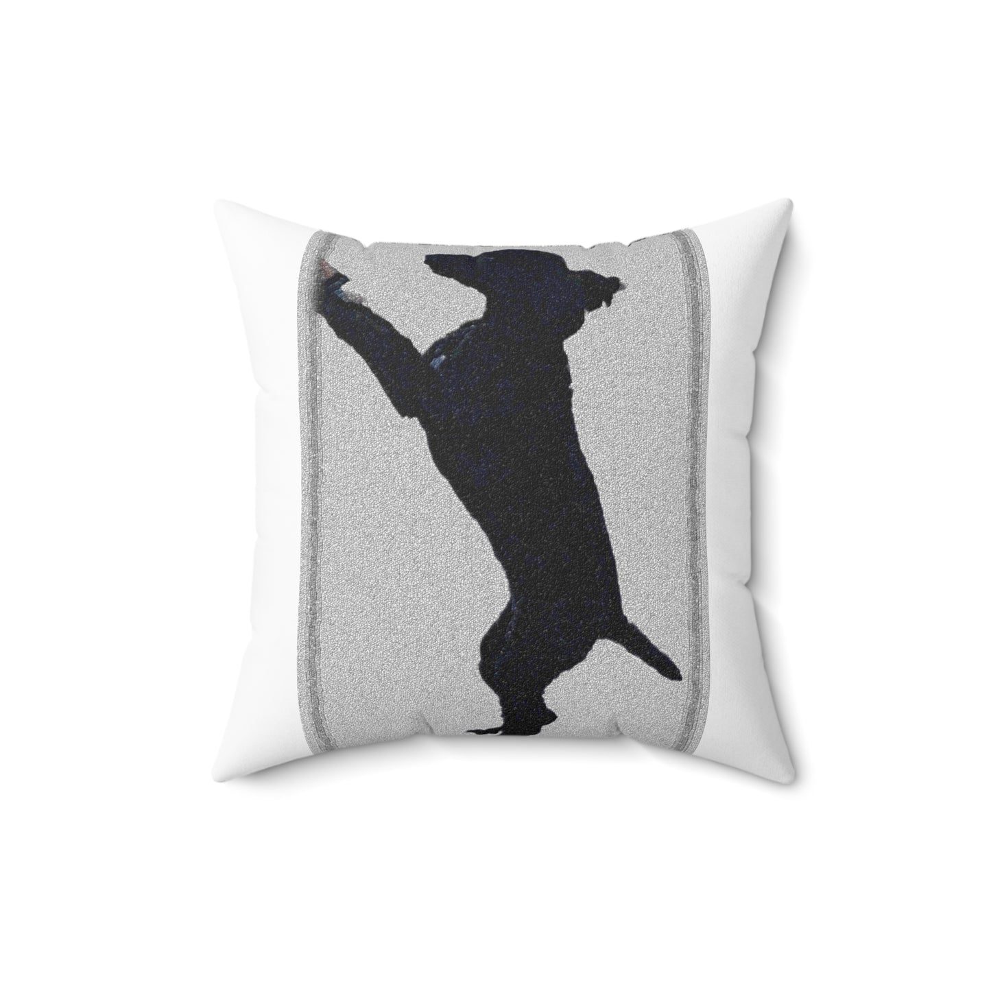 Spun Polyester Square Pillow ... Jett Stenzel ... "Having Fun With Dad & Friends" ... Rhett Creek, Idaho ... Spring 2023 ... Original Works ...