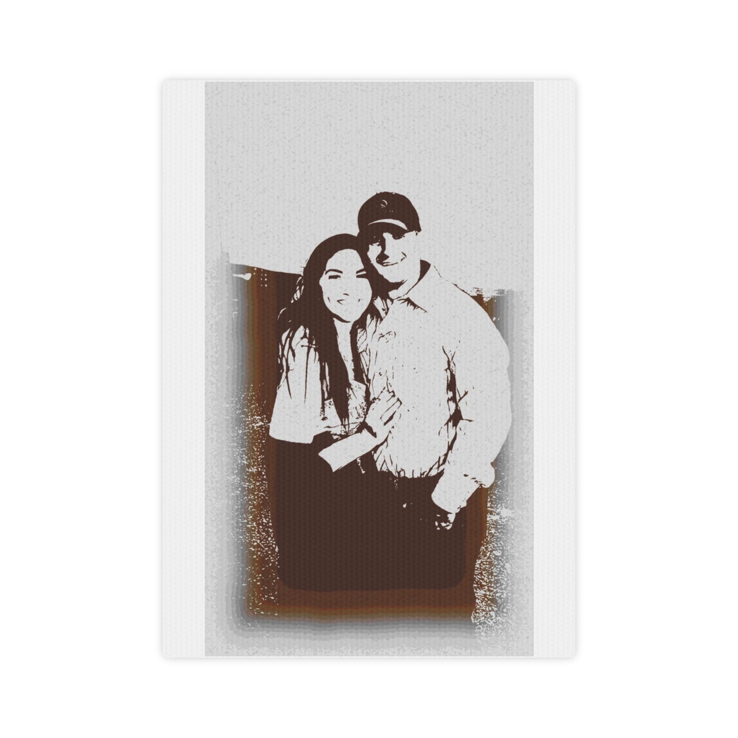 Canvas Photo Tile ... "The Best Of Friends" ... Original Works ... December 2023 ... Central Idaho, USA.