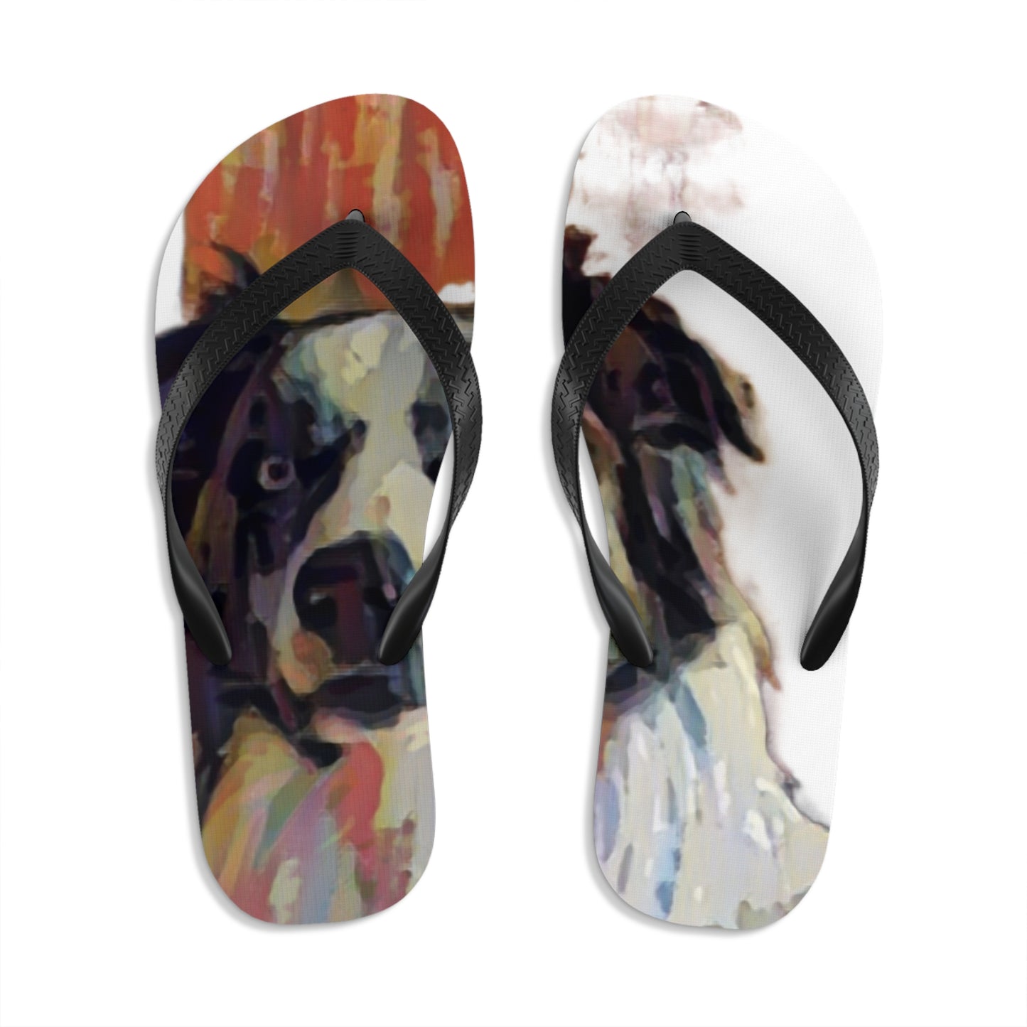 Unisex Flip-Flops ... Ozzy-Hippensteel ... "Don't Cry Now ... Dry-Your_Eyes ... On The Wind". Oriignal Works. May 2023.