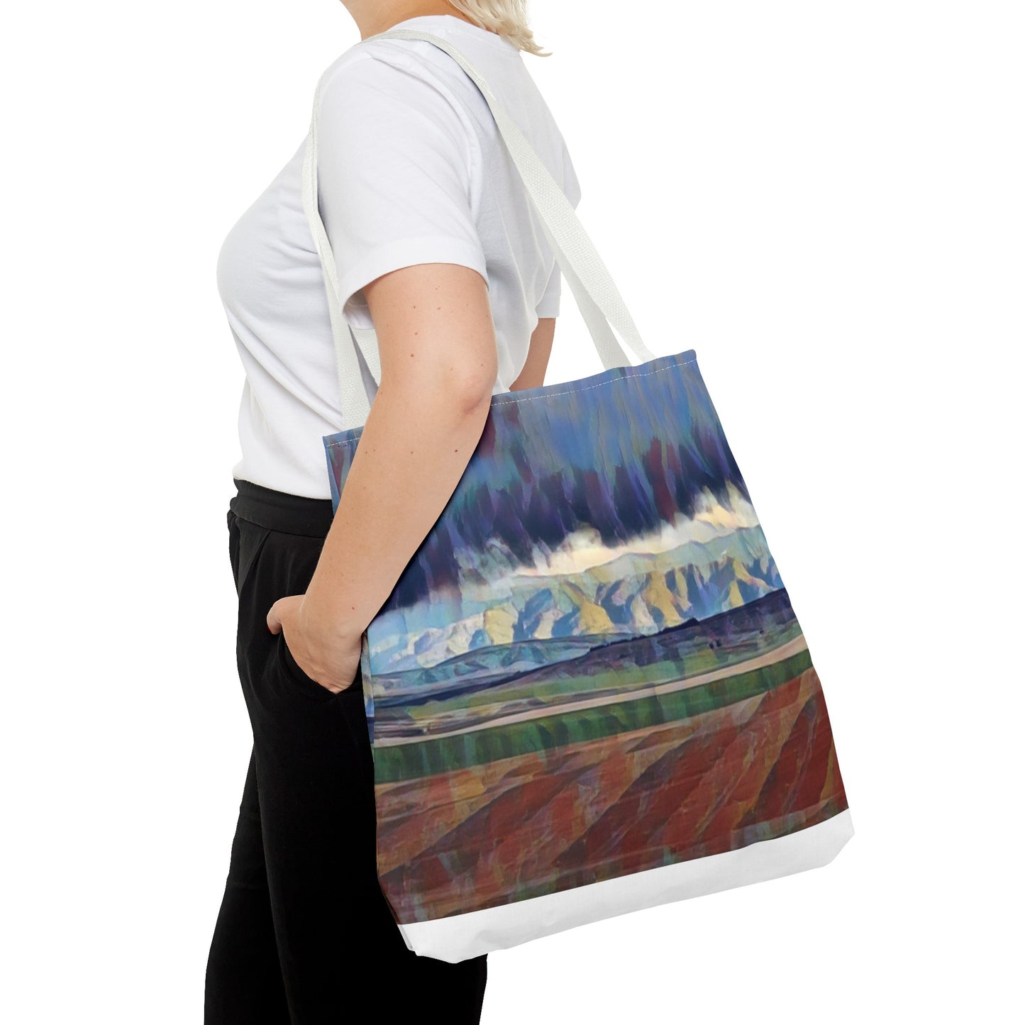 Tote Bag (AOP) ... On-The-Prairie .. "The Storm Is Brewing" ... Central Idaho: November 2023 ... Original Works ...