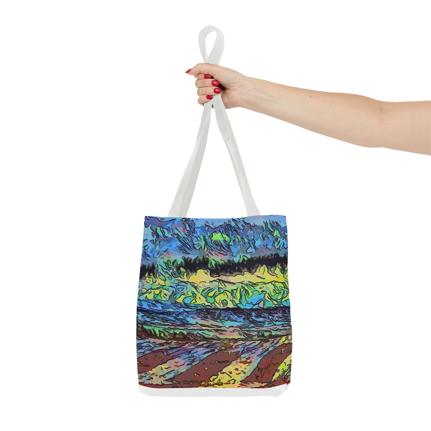 Tote Bag (AOP) ... On-The-Prairie .. "The Storm Is Brewing" ... Central Idaho: November 2023 ... Original Works ...