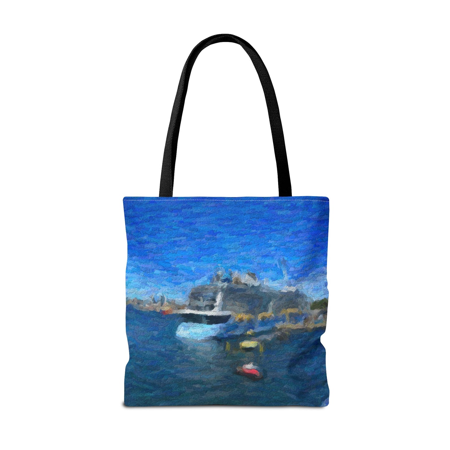 Tote Bag (AOP) ... Into Vancouver Harbor We Arrive: Celebrity Edge-Cruise ... Vancouver, British Columbia ... June 2024 ... Original Works