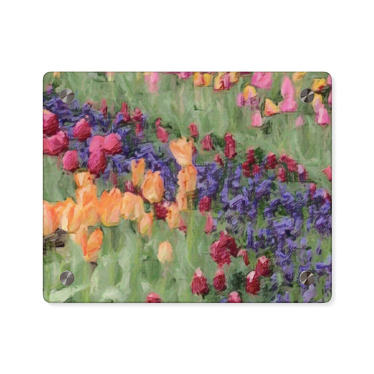 Acrylic Wall Art Panels ... Skagit Valley Tulips ... Skagit Valley, Washington ... Family Archives ... Original Works ... Circa 1980's ...