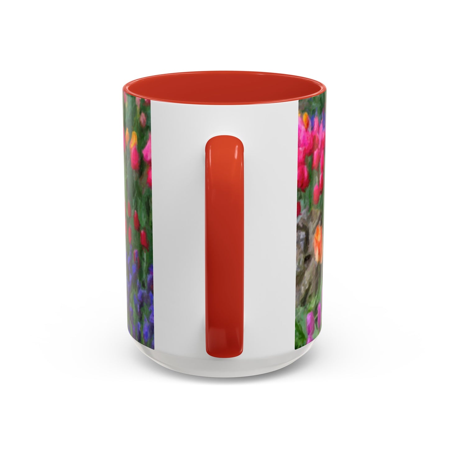 Accent Coffee Mug (11, 15oz) ... Skagit Valley Tulips ... Skagit Valley, Washington ... Family Archives ... Original Works ... Circa 1980's ...