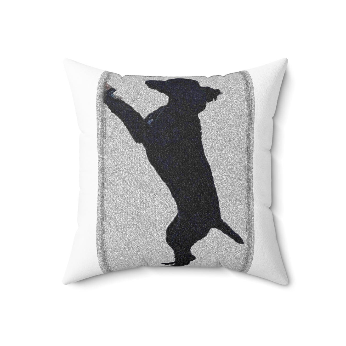 Spun Polyester Square Pillow ... Jett Stenzel ... "Having Fun With Dad & Friends" ... Rhett Creek, Idaho ... Spring 2023 ... Original Works ...