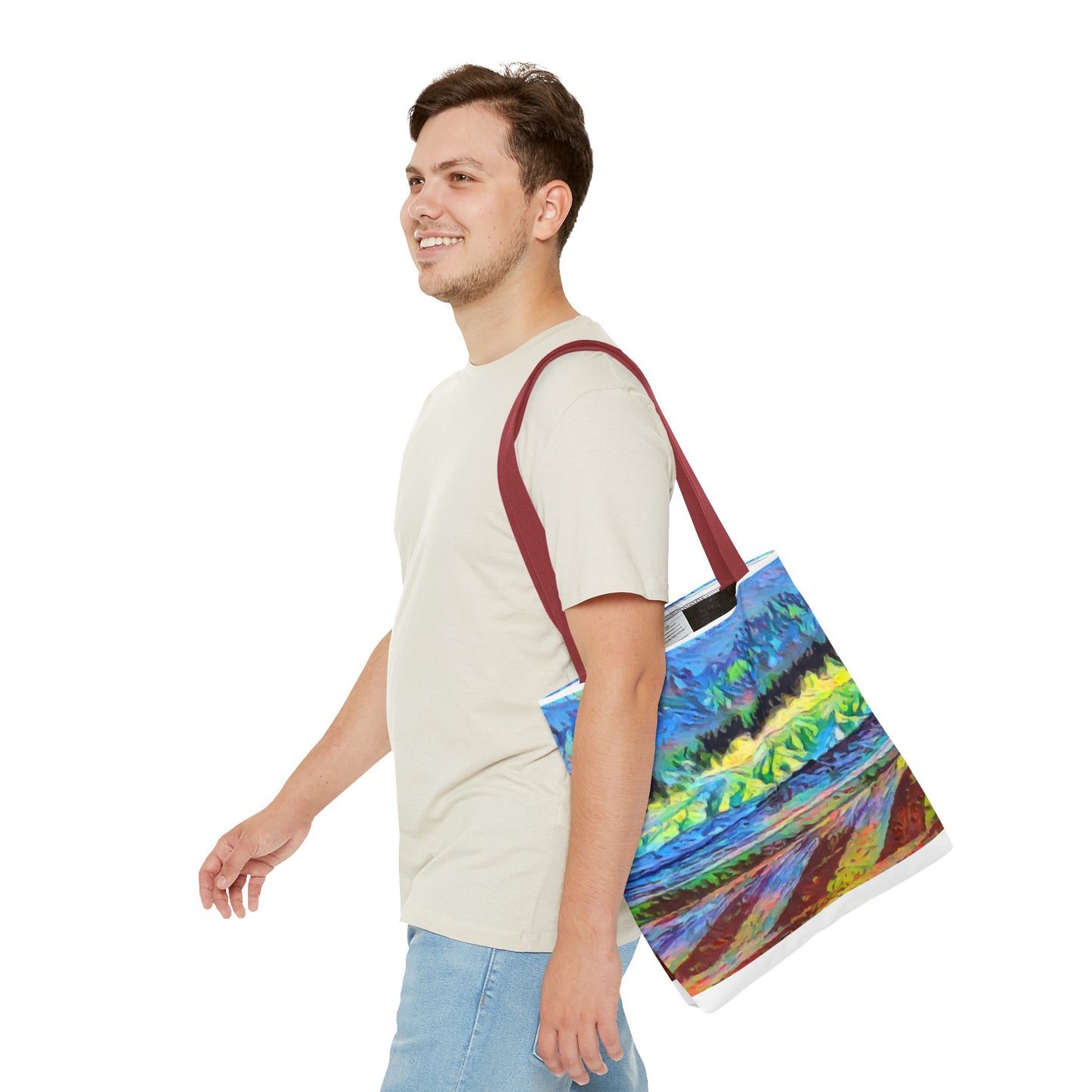 Tote Bag (AOP) ... On-The-Prairie .. "The Storm Is Brewing" ... Central Idaho: November 2023 ... Original Works ...