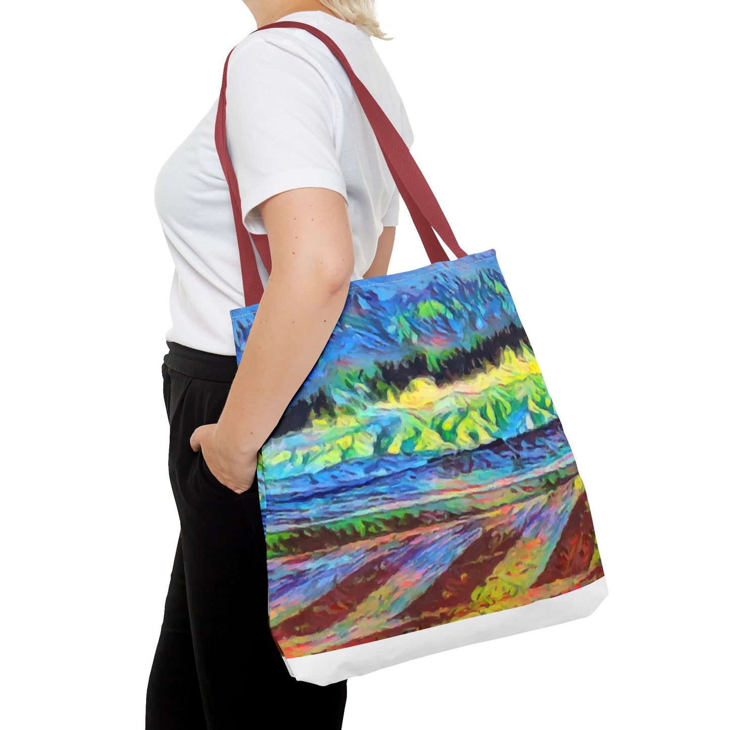 Tote Bag (AOP) ... On-The-Prairie .. "The Storm Is Brewing" ... Central Idaho: November 2023 ... Original Works ...