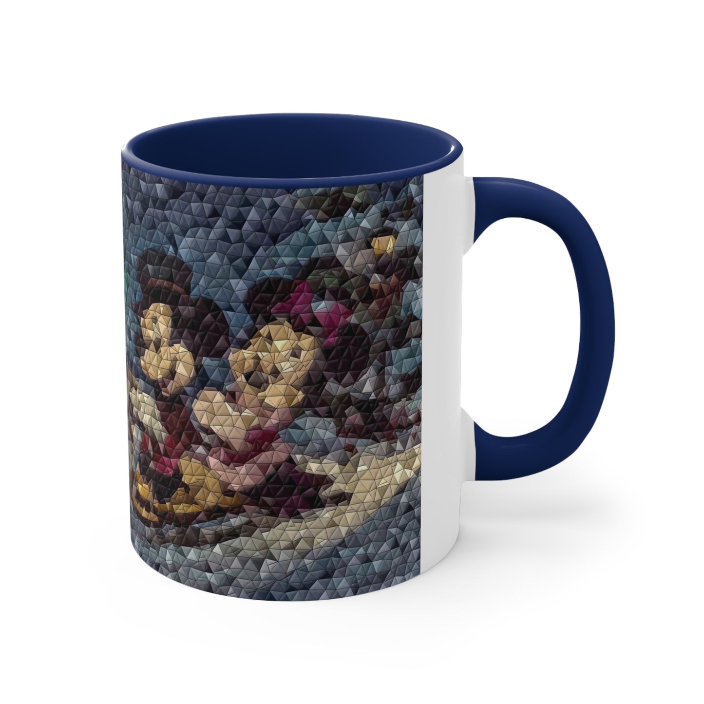 Accent Coffee Mug, 11oz ... Mickey_N_Minnie Mouse & Pluto ... "A Winter Sleigh Ride" ... Original Works. Winter 2023 ...