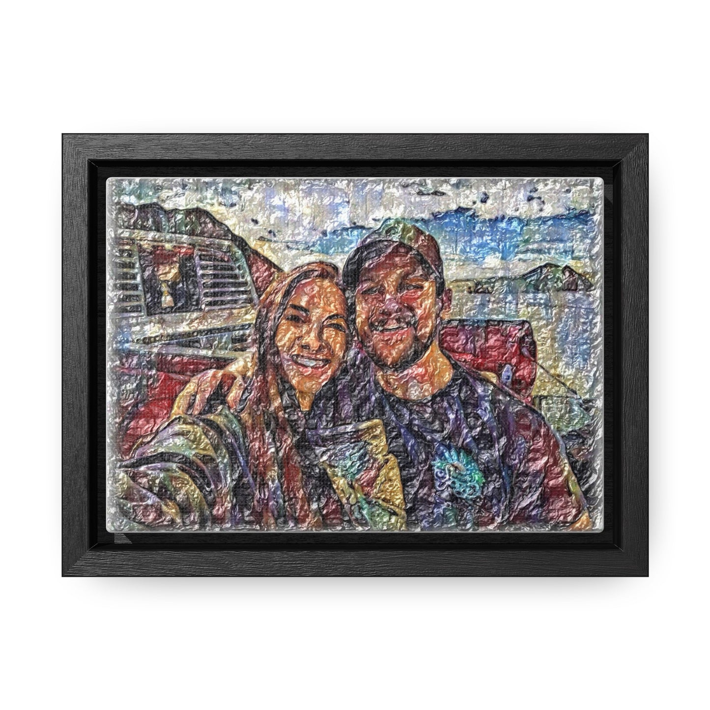 Gallery Canvas Wraps, Horizontal Frame ... "The Best Of Friends" ... Original Works ... December 2023 ... Central Idaho, USA.