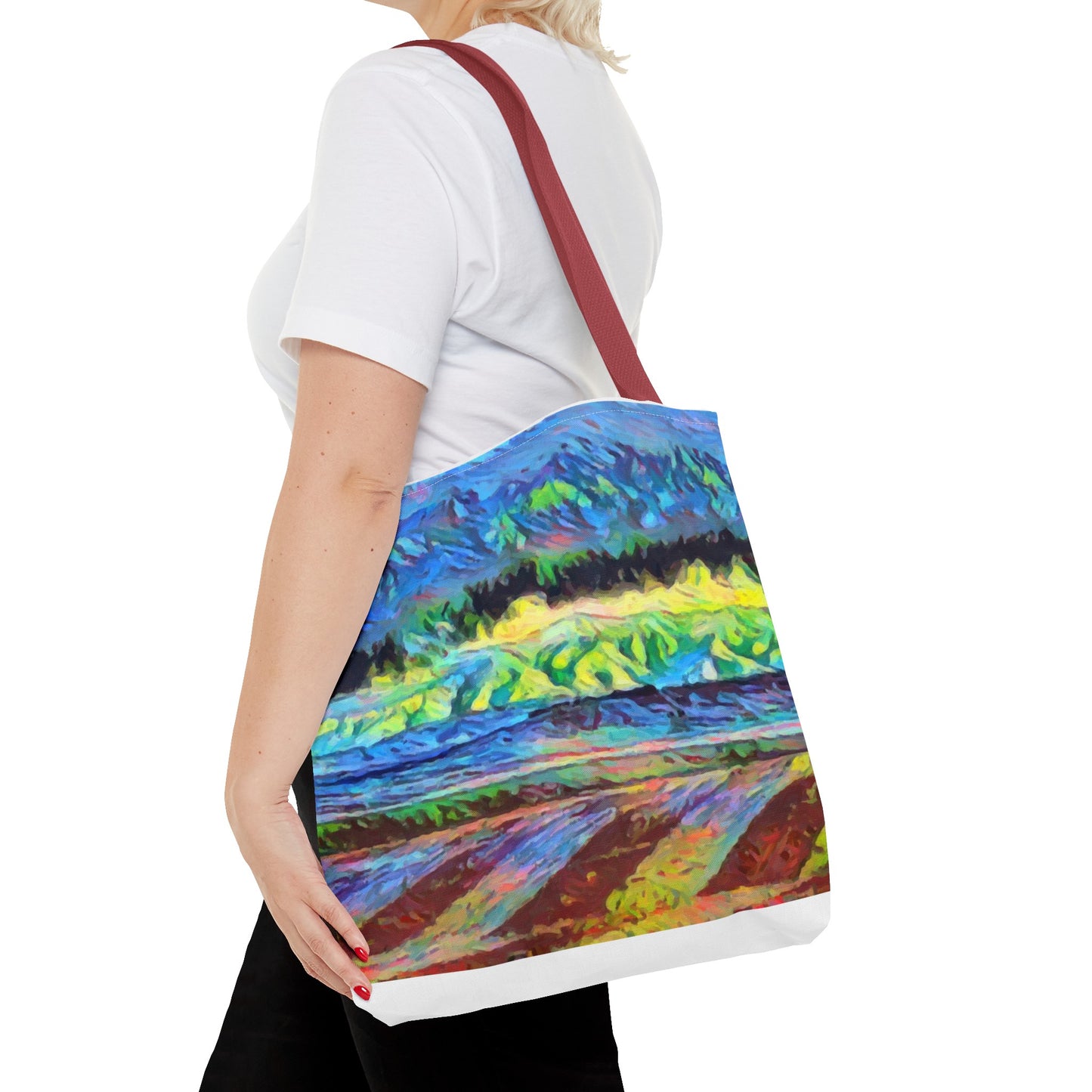 Tote Bag (AOP) ... On-The-Prairie .. "The Storm Is Brewing" ... Central Idaho: November 2023 ... Original Works ...
