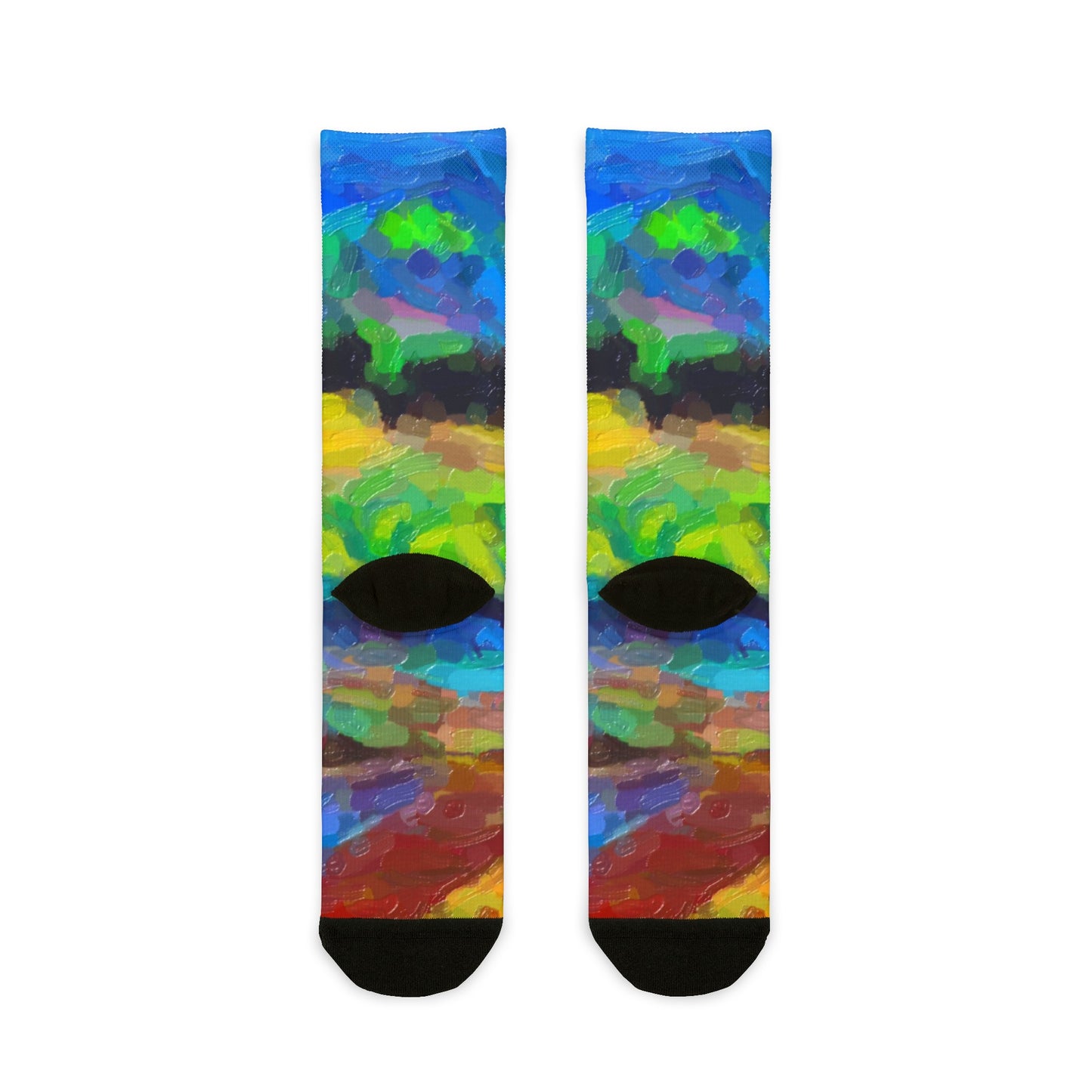 Sublimation Crew Socks ... On-The-Prairie .. "The Storm Is Brewing" ... Central Idaho: November 2023 ... Original Works  ...