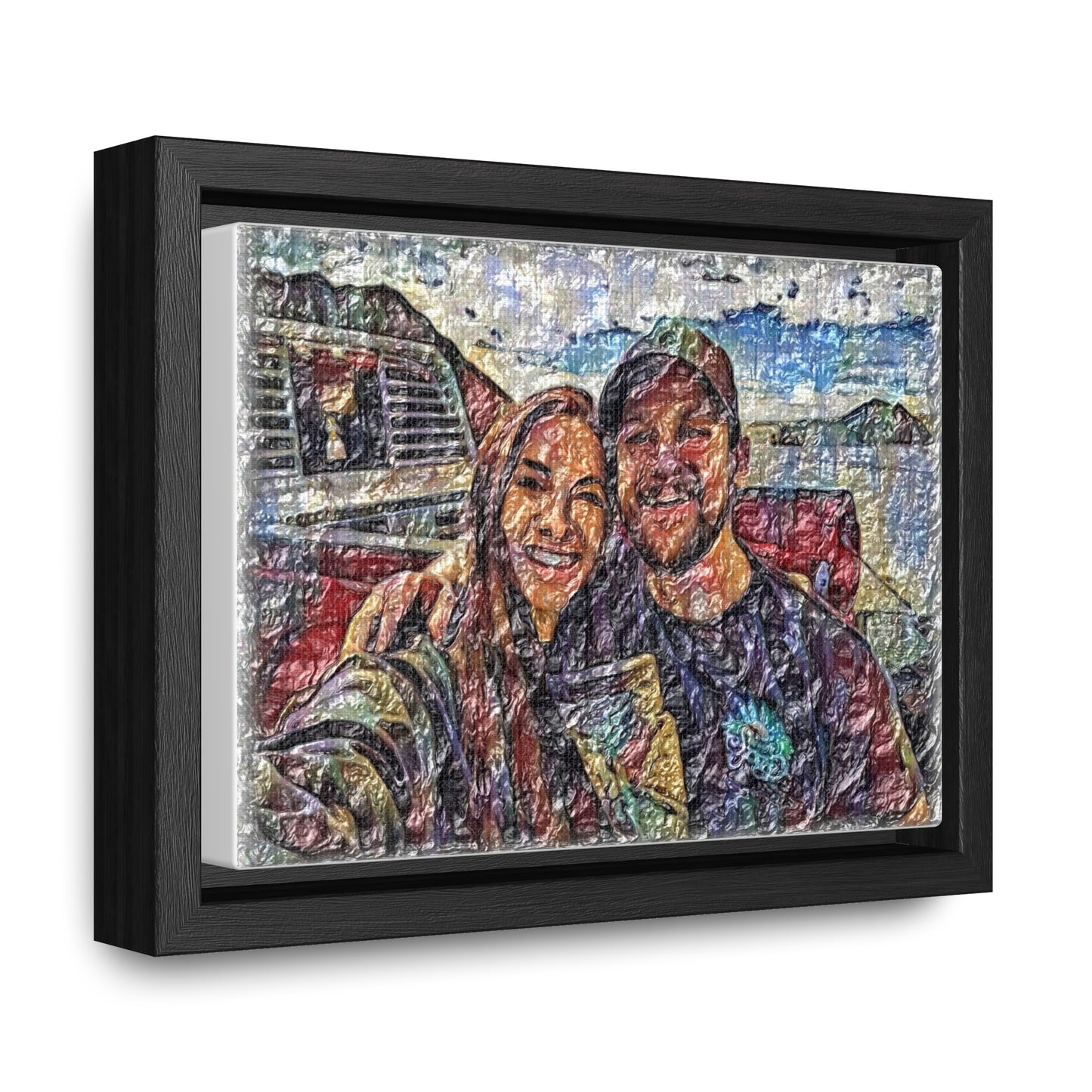 Gallery Canvas Wraps, Horizontal Frame ... "The Best Of Friends" ... Original Works ... December 2023 ... Central Idaho, USA.