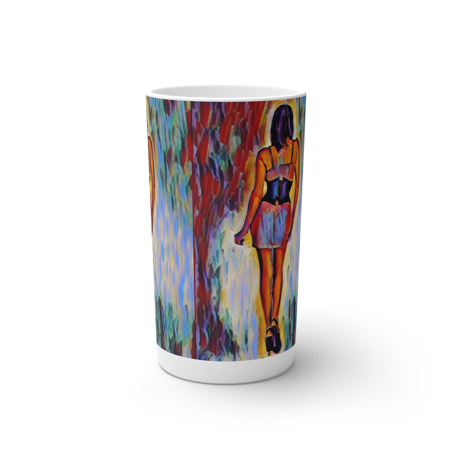 Conical Coffee Mugs (3oz, 8oz, 12oz) ...  I'll Walk 'A-Hundred-Miles' In Stilettos ... Original Works ... June 2023. Central Idaho, USA ...