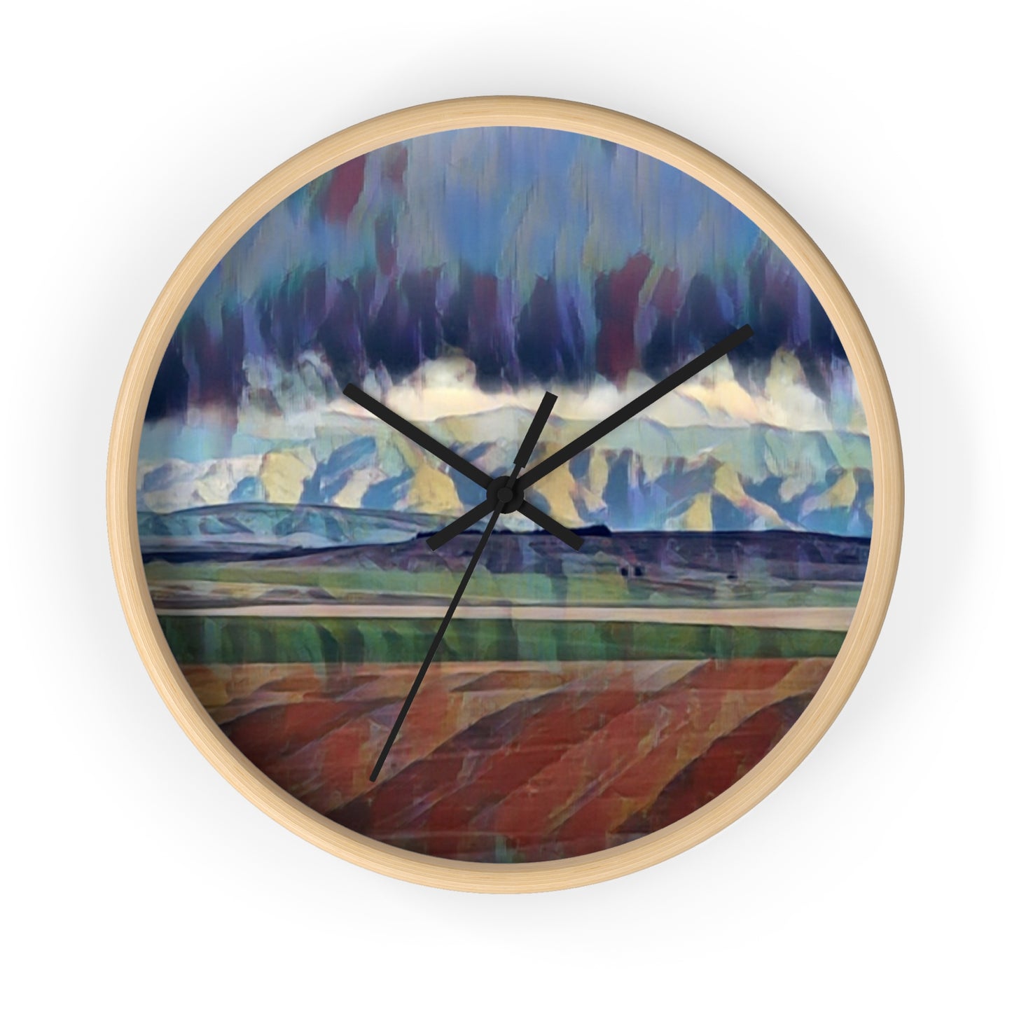 Wall Clock ... On-The-Prairie .. "The Storm Is Brewing" ... Central Idaho: November 2023 ... Original Works ...