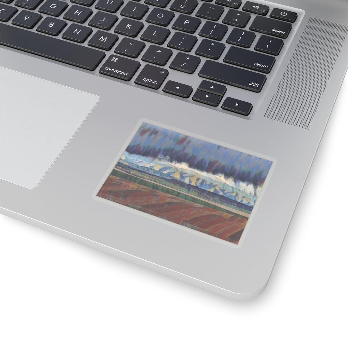 Kiss-Cut Stickers ... On-The-Prairie .. "The Storm Is Brewing" ... Central Idaho: November 2023 ... Original Works  ...