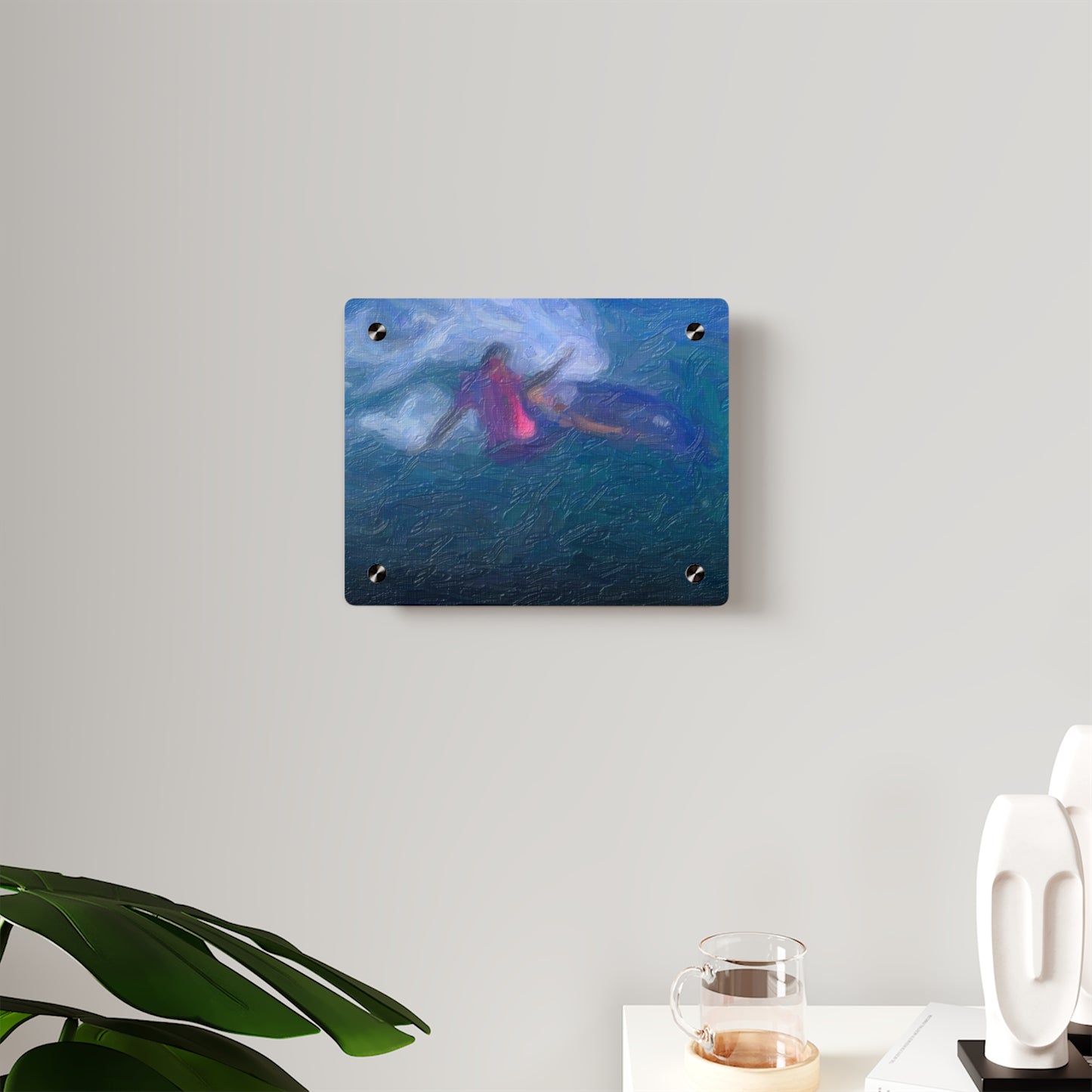 Acrylic Wall Art Panels ... Paris_2024_Surfing Competition-Tahiti_French-Polynesia .... 'Gabriel Medina World Campion Drops-In' ... Original Works ...