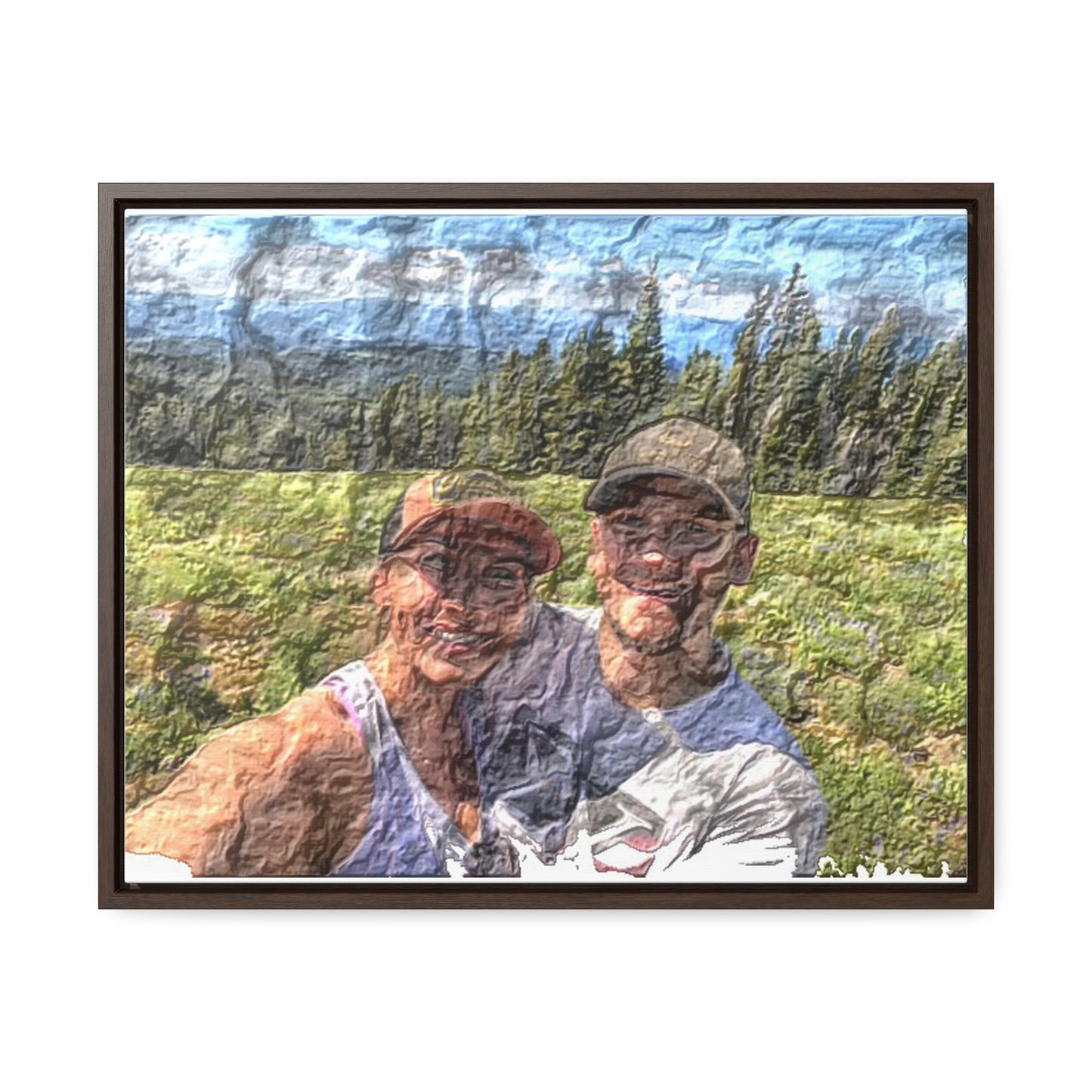 Gallery Canvas Wraps, Horizontal Frame ... "The Best Of Friends" ... Original Works ... December 2023 ... Central Idaho, USA.