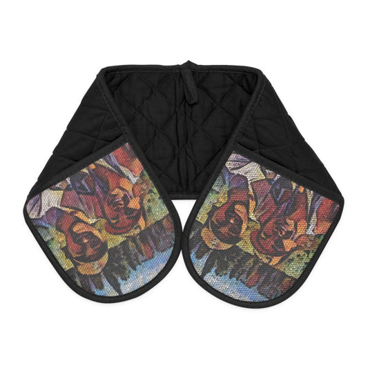Oven Mitts ... "The Best Of Friends" ... Original Works ... December 2023 ... Central Idaho, USA.
