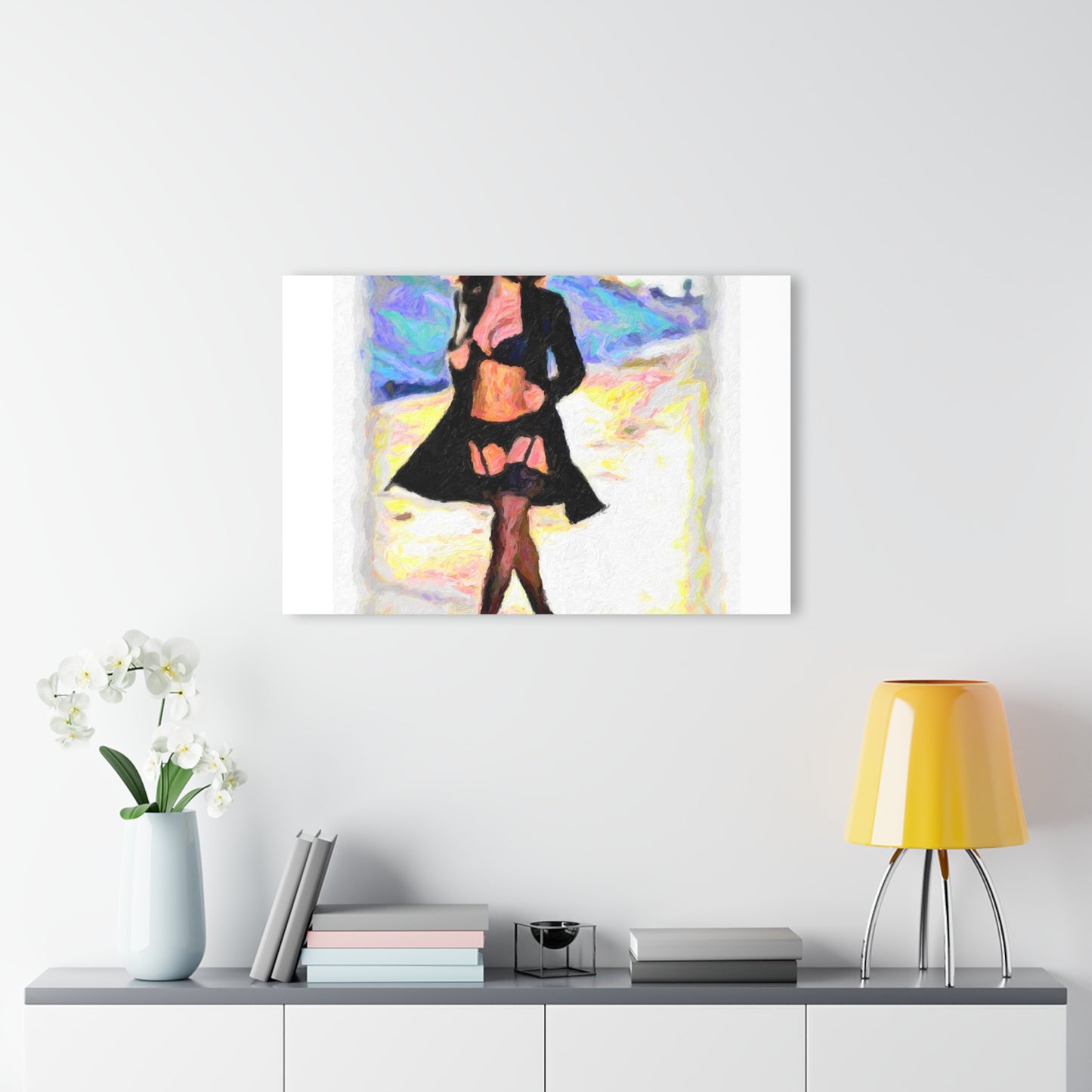 Acrylic Prints (French Cleat Hanging) ... The Low Spark of High_HEELED_Boys ... 'Garterbelt & Bra Inclusive!' ... Original Works ...