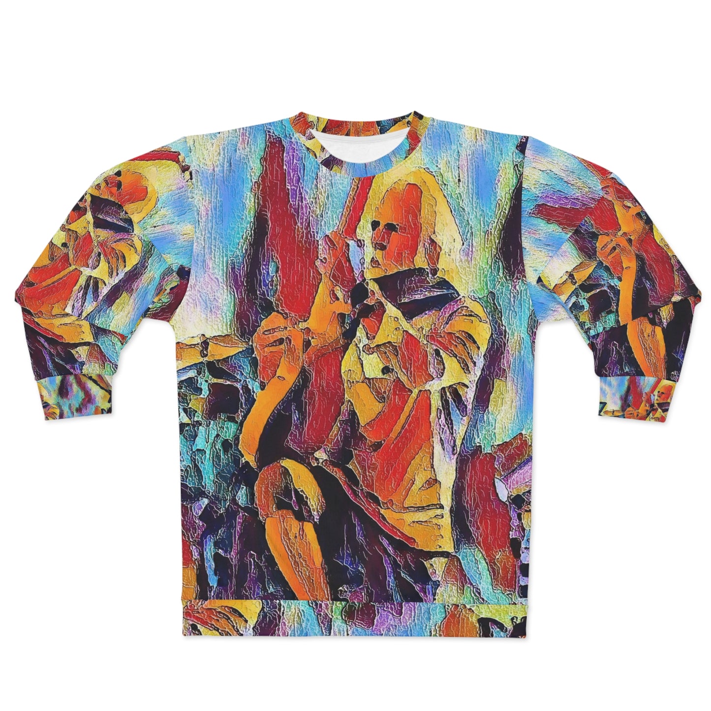 Unisex Sweatshirt (AOP) ... You Know It's Gonna-Get-Stranger ... "So Let's Get On With The Show" ... Summer_2023 Dead & Company Tour ... The-Final-Dose ... Original Works ...