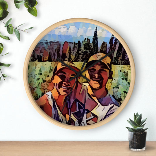 Wall Clock ... "The Best Of Friends" ... Original Works ... December 2023 ... Central Idaho, USA.