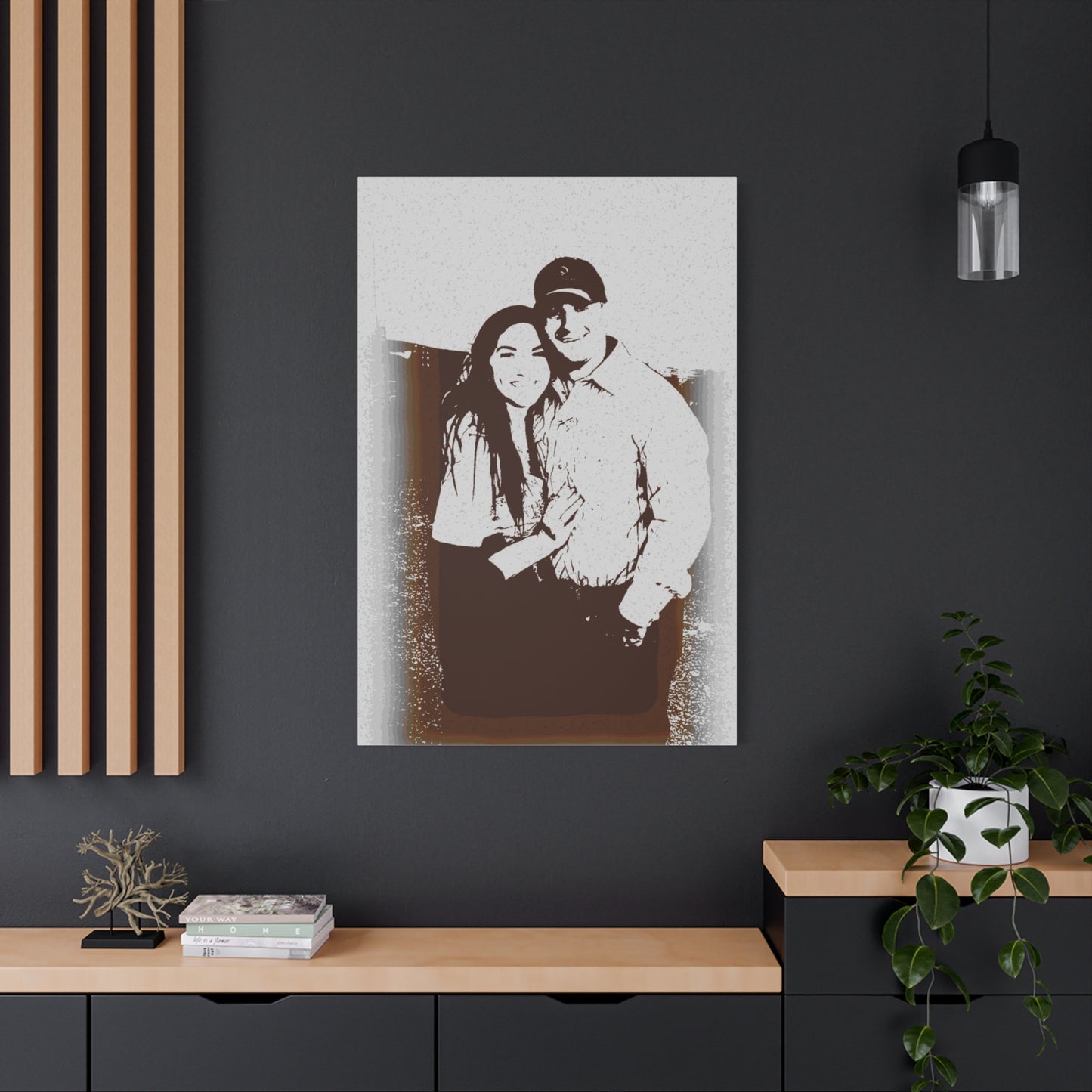 Matte Canvas, Stretched, 1.25" ... "The Best Of Friends" ... Original Works ... December 2023 ... Central Idaho, USA.