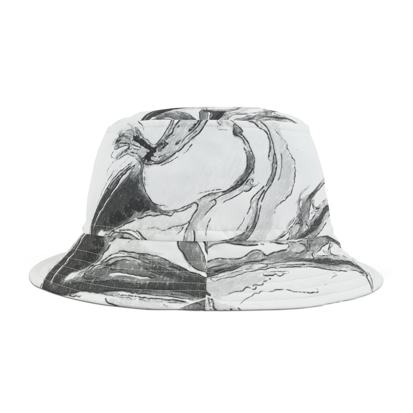 Bucket Hat (AOP) ... The Joy Of Black & White ... "Old School Burlesque ... A La Paris Mes Amis ... " ... Original Works ...