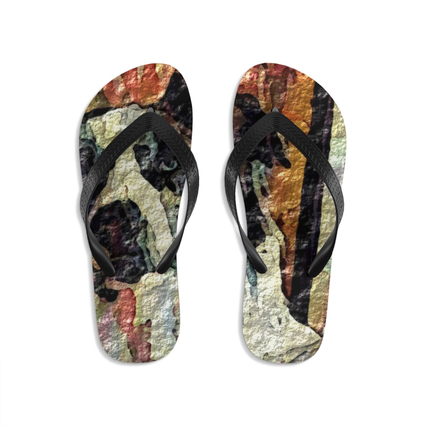 Unisex Flip-Flops ... Ozzy-Hippensteel ... "Don't Cry Now ... Dry-Your_Eyes ... On The Wind". Oriignal Works. May 2023.