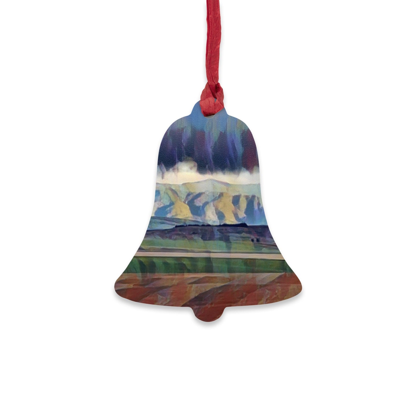 Wooden Ornaments ... On-The-Prairie .. "The Storm Is Brewing" ... Central Idaho: November 2023 ... Original Works  ...