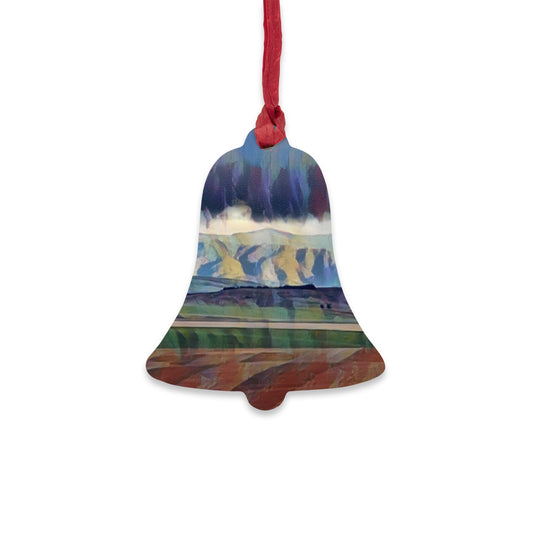 Wooden Ornaments ... On-The-Prairie .. "The Storm Is Brewing" ... Central Idaho: November 2023 ... Original Works  ...