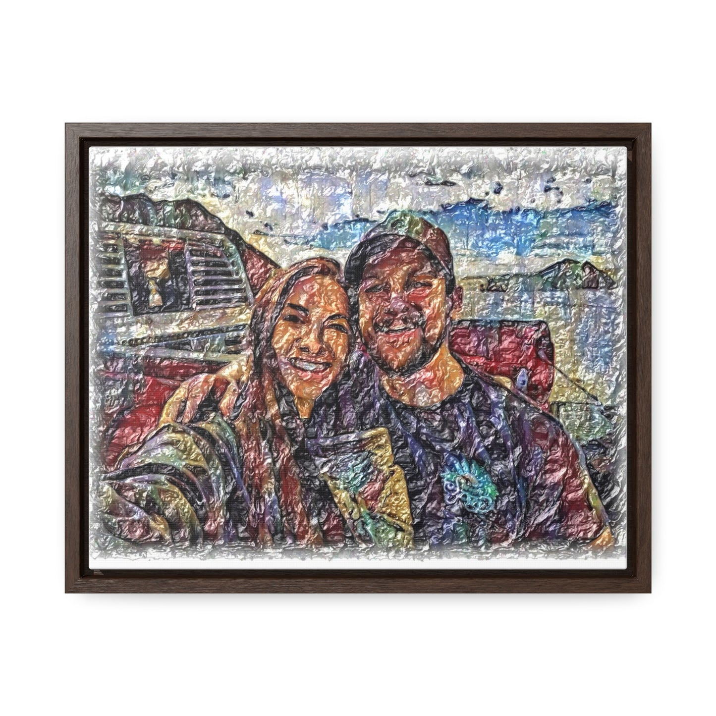 Gallery Canvas Wraps, Horizontal Frame ... "The Best Of Friends" ... Original Works ... December 2023 ... Central Idaho, USA.