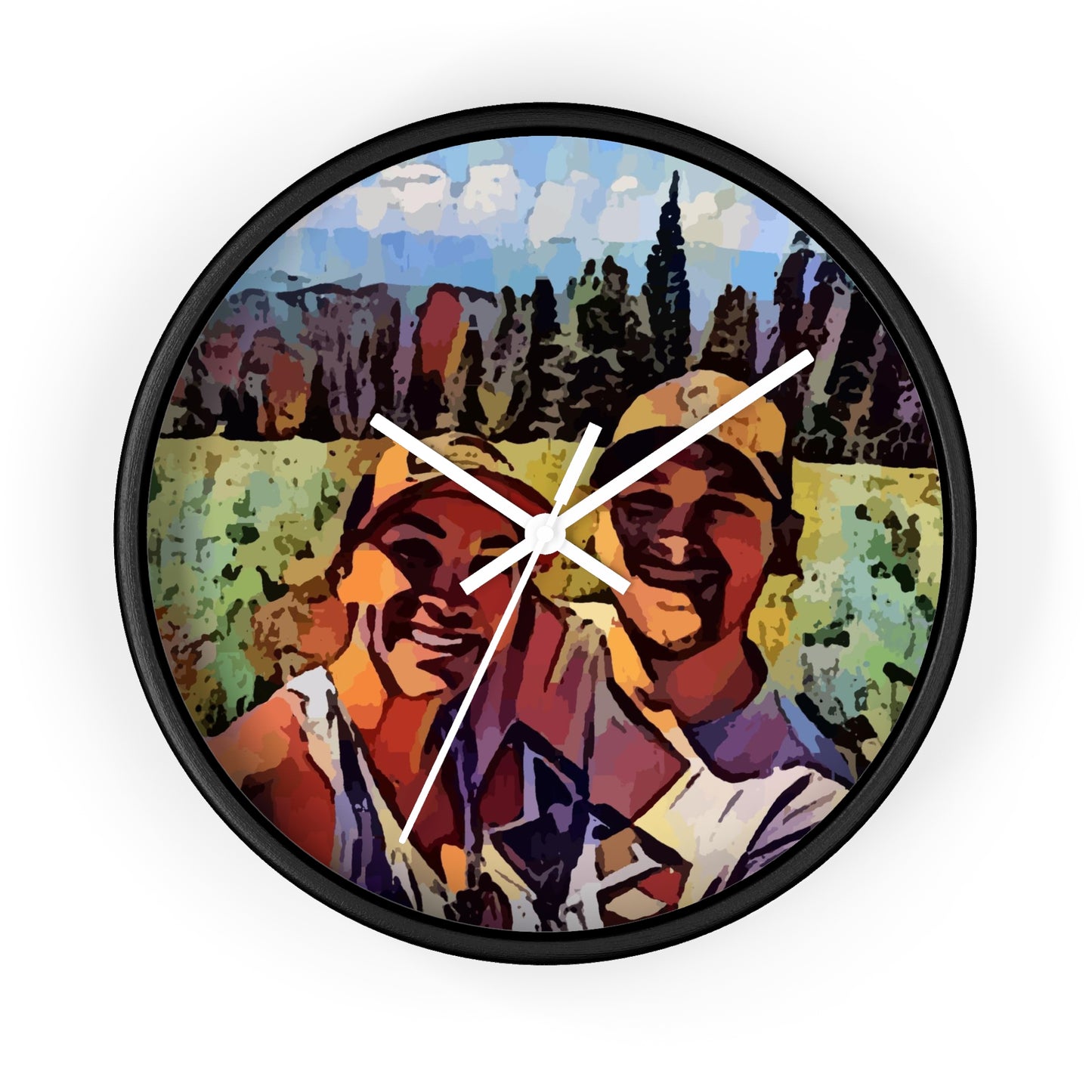 Wall Clock ... "The Best Of Friends" ... Original Works ... December 2023 ... Central Idaho, USA.