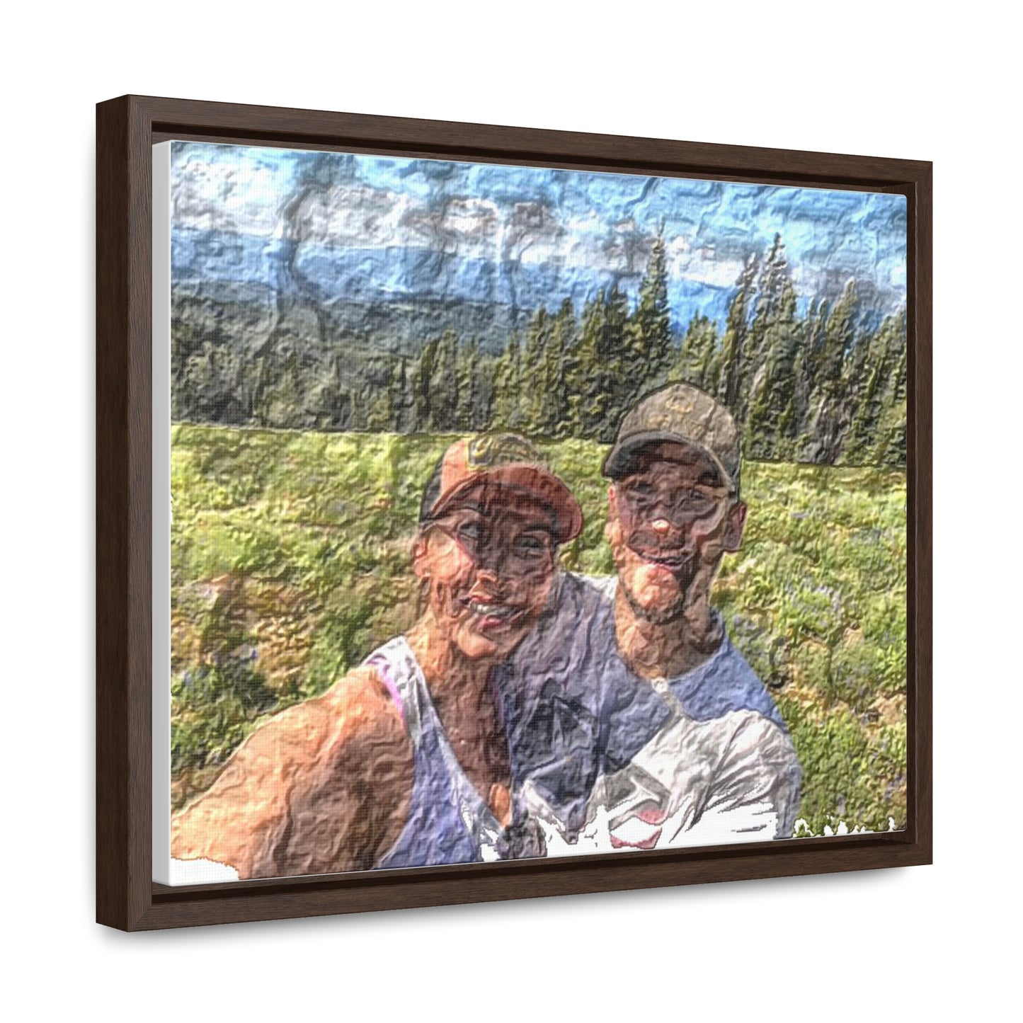 Gallery Canvas Wraps, Horizontal Frame ... "The Best Of Friends" ... Original Works ... December 2023 ... Central Idaho, USA.