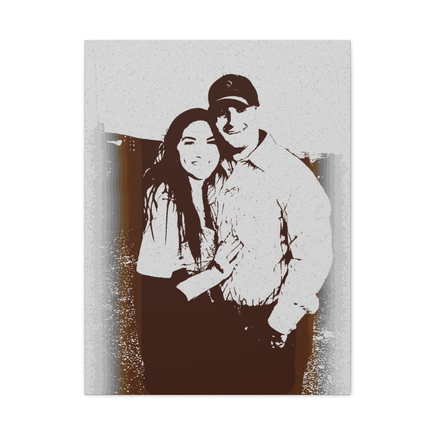 Matte Canvas, Stretched, 1.25" ... "The Best Of Friends" ... Original Works ... December 2023 ... Central Idaho, USA.
