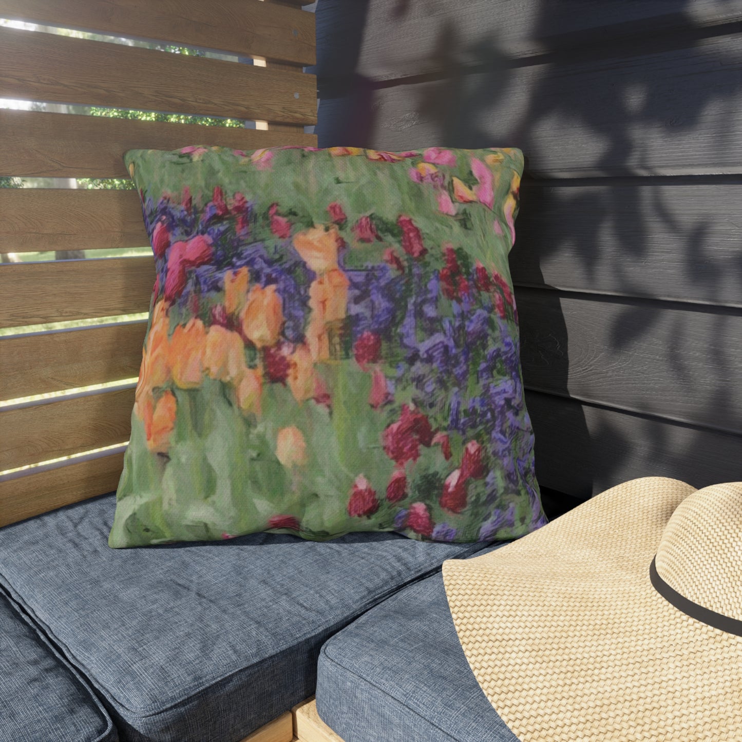 Outdoor Pillows ... Skagit Valley Tulips ... Skagit Valley, Washington ... Family Archives ... Original Works ... Circa 1980's ...