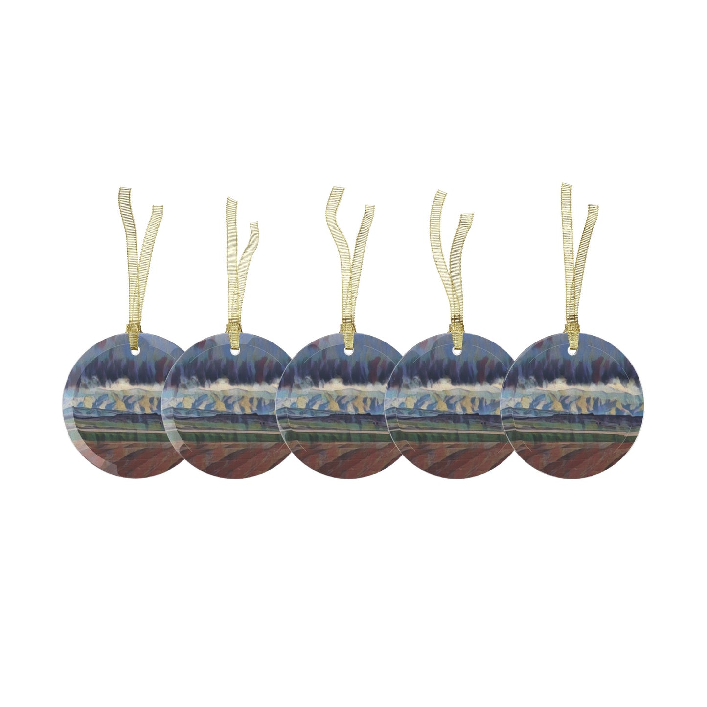 Glass Ornaments ... On-The-Prairie .. "The Storm Is Brewing" ... Central Idaho: November 2023 ... Original Works  ...